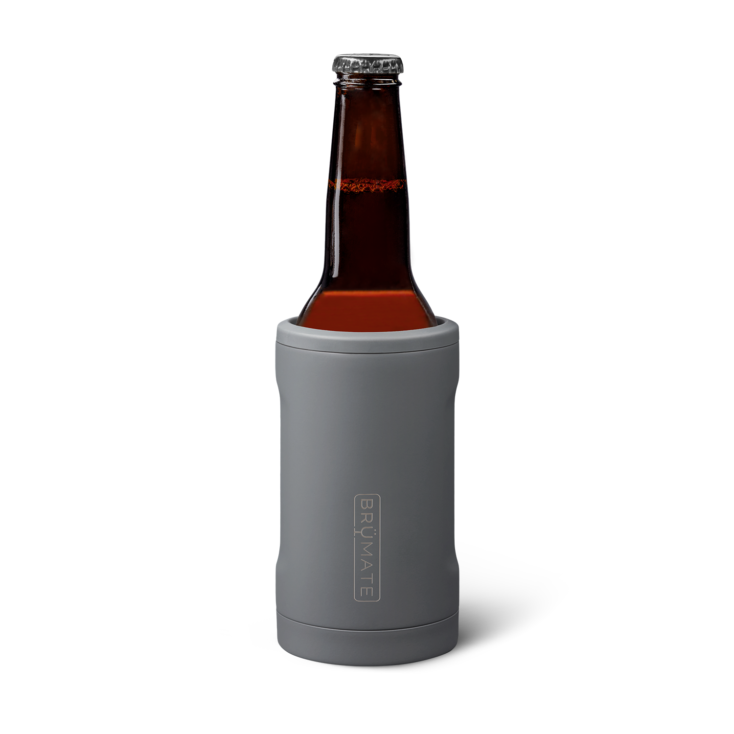 Hopsulator Bott’l | Matte Gray | 12oz Bottles